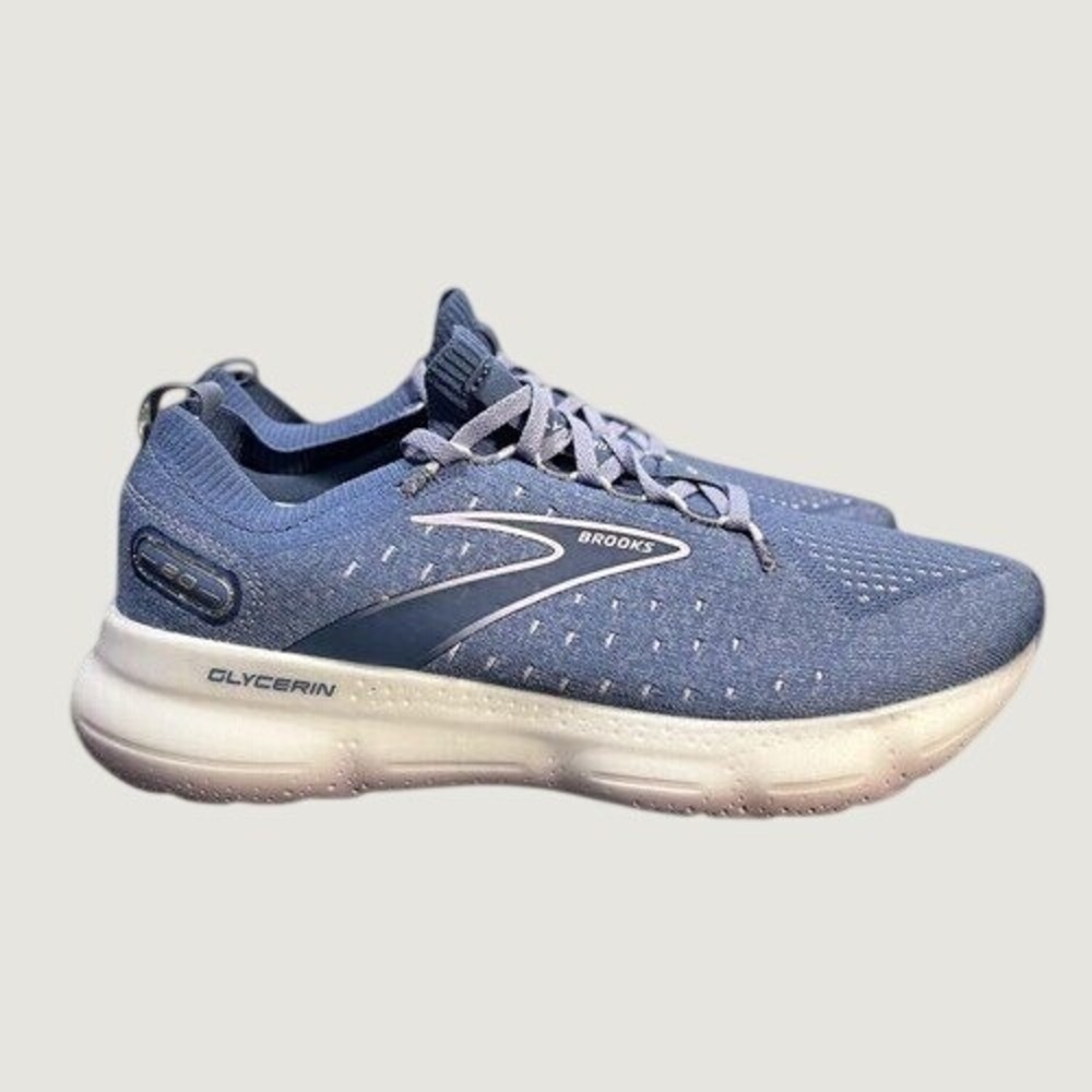 Brooks Glycerin StealthFit 20 Running Shoes Womens 11 Blue‎ Athletic Sneakers